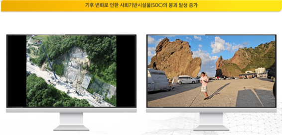 기후 변화로 인한 사회기반시설물(SOC)의 붕괴 발생 증가